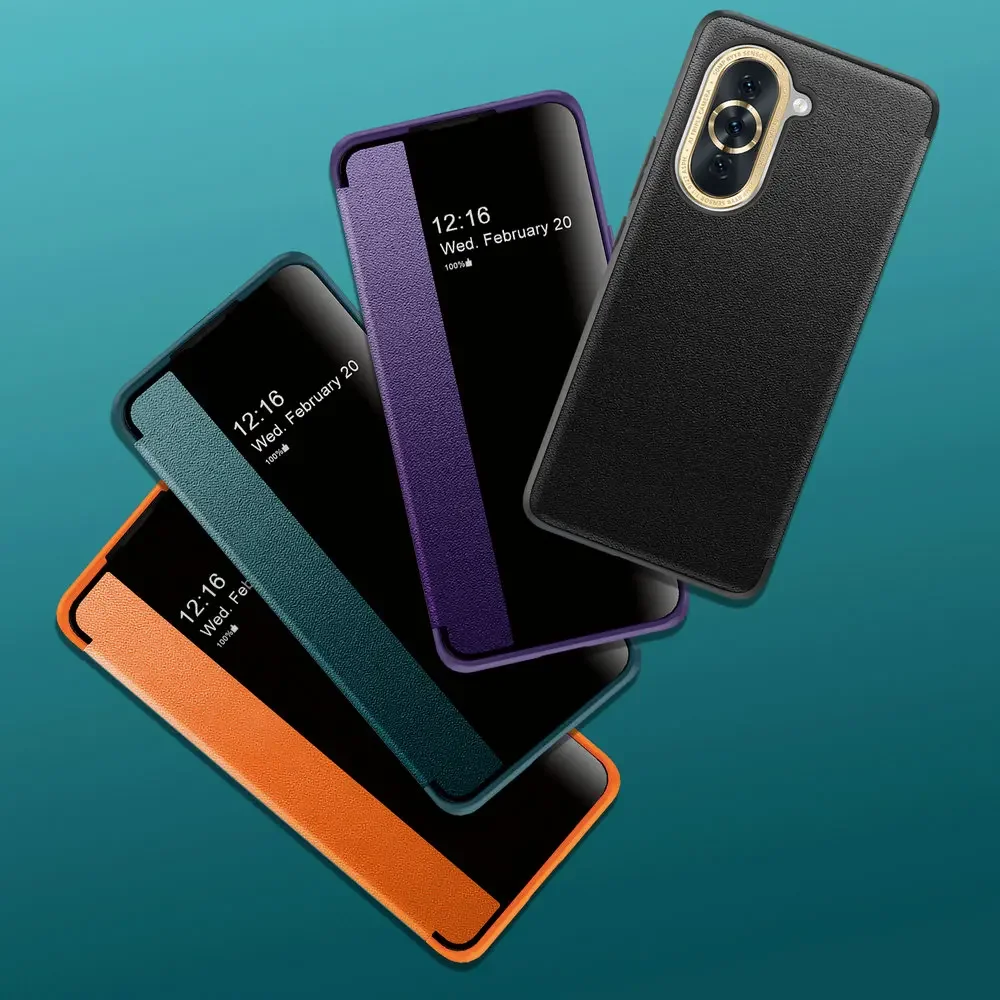 Casing Flip buku jendela kulit - Huawei Nova 12 ulasan dan harga