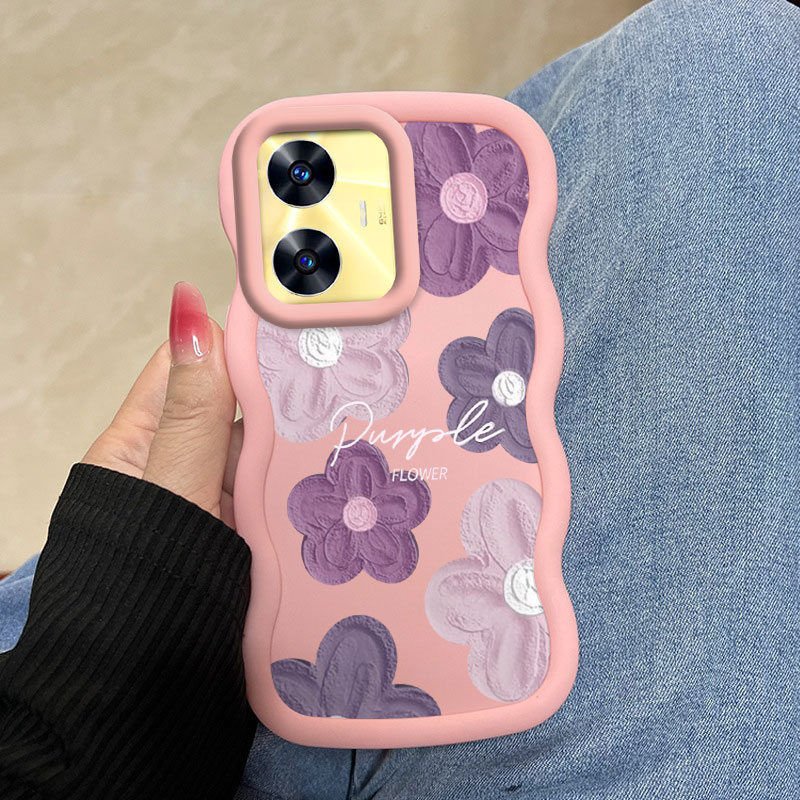 Casing Realme C55 Motif Bunga  - Realme Note 50 ulasan dan harga