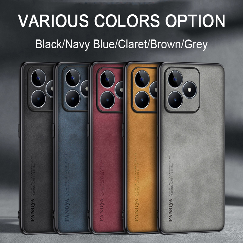 Casing kulit Matte tahan gunca - Realme Note 50 ulasan dan harga