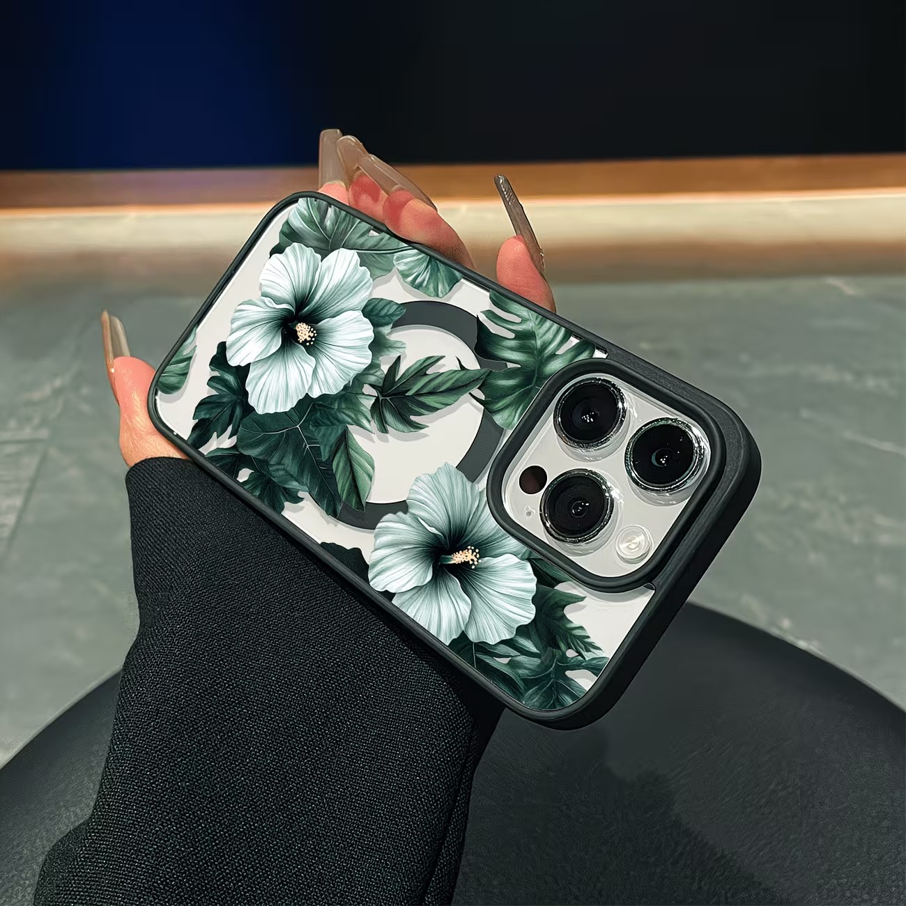 Casing Ponsel Motif Bunga Hija - Apple Iphone 15 ulasan dan harga